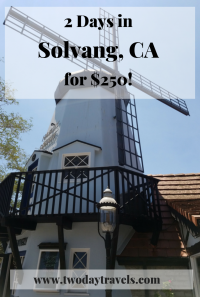 Windmill in Solvang CA - Pinterest Link