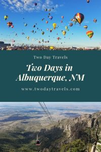 Balloons flying in the air, Arial Tram in Albuquerque NM