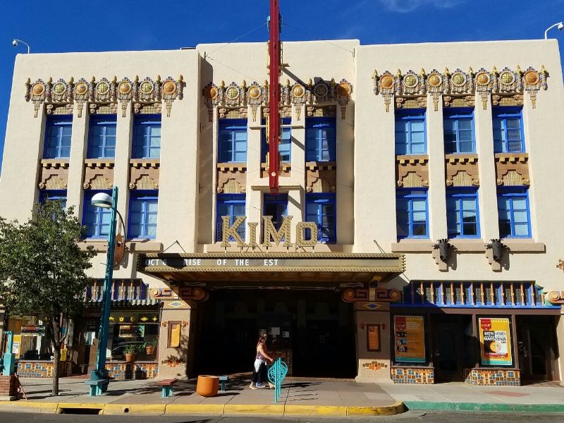 Exterior of KiMo Theater in Albuquerque New Mexico