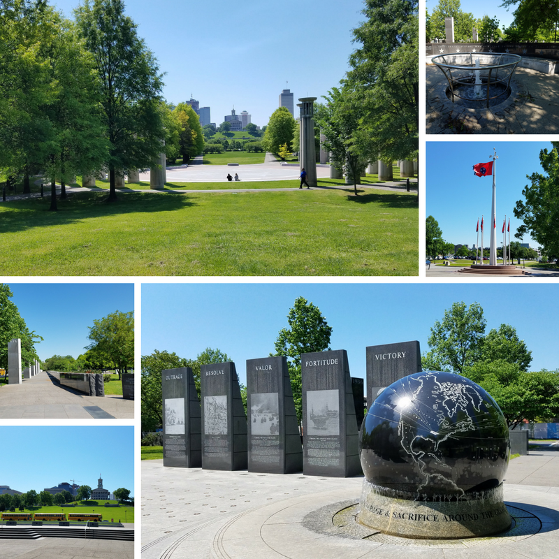 Nashville, Nashville TN, Bicentennial Park, World War II Memorial, Nashville History