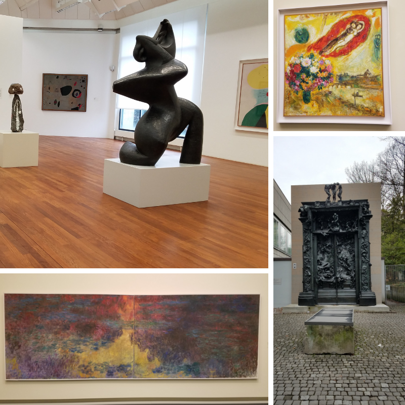 Kunstaus Museum, Zurich, Monet Water Lilies, Renoir Gates of Hell, Chagall