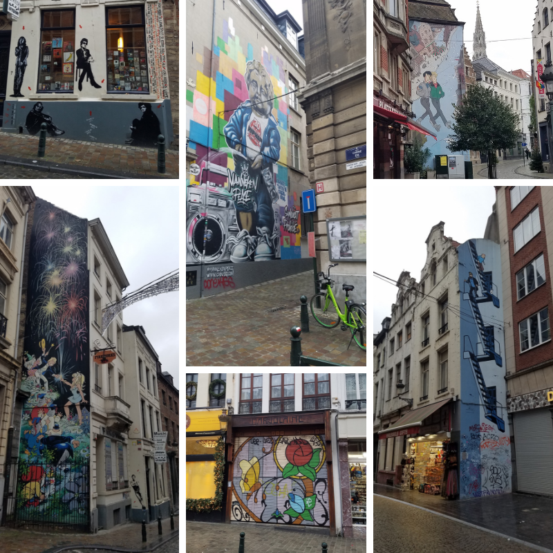 Street Art in Brussels Belgium