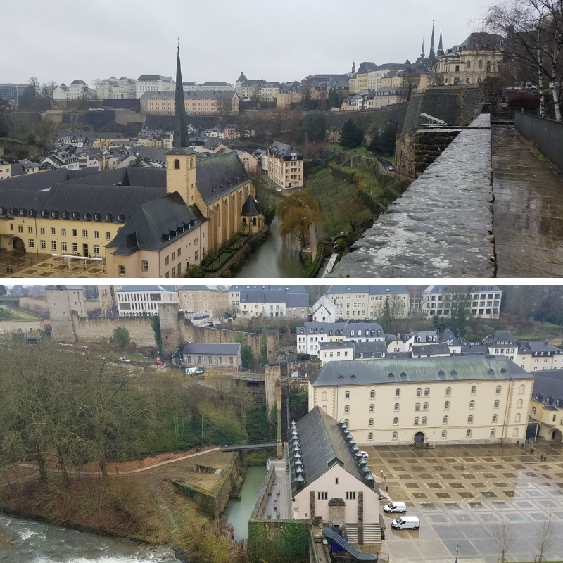 Bock Promontory Views, Luxembourg City